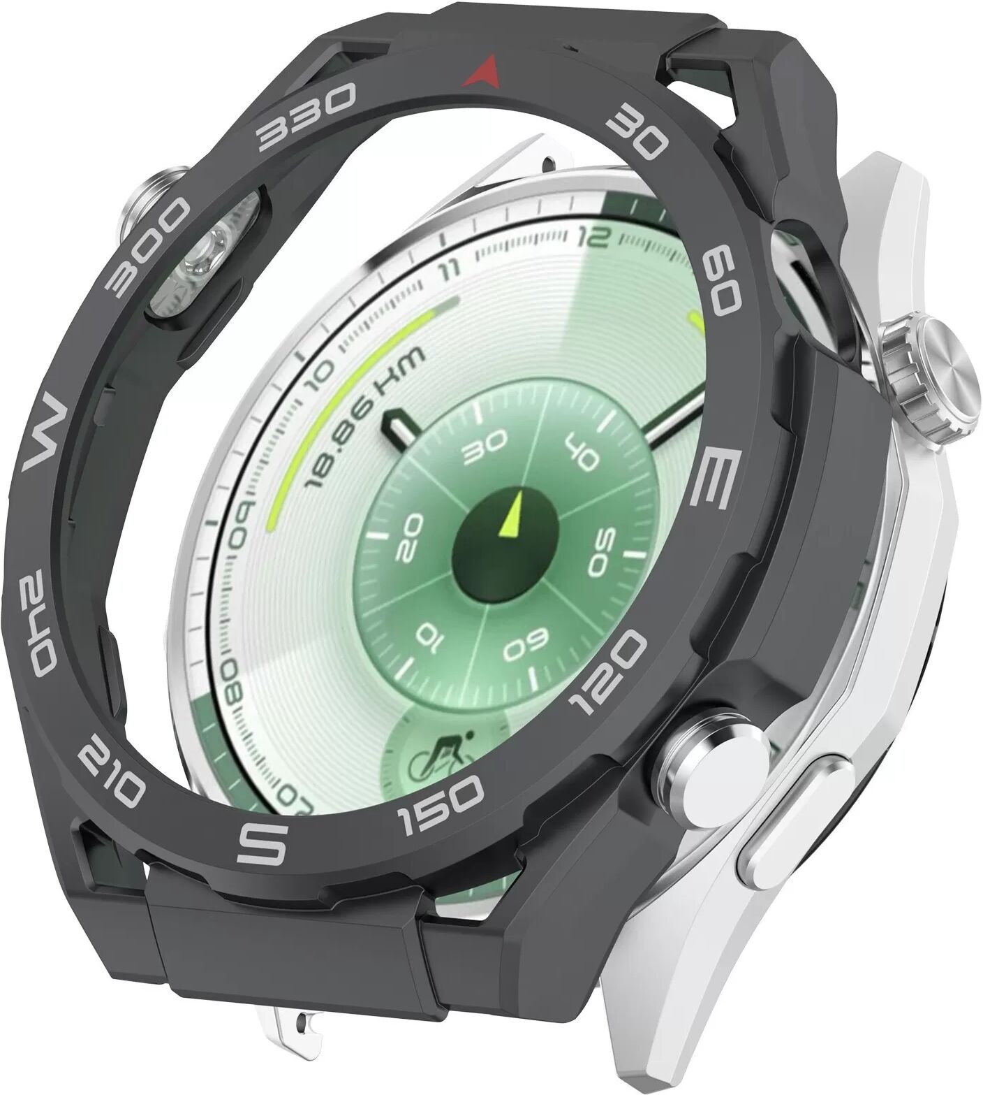 INF Verleihen Sie Ihrer Huawei Watch GT6 46mm einen neuen Look mit dieser Premium PC Schutzhülle - Grau