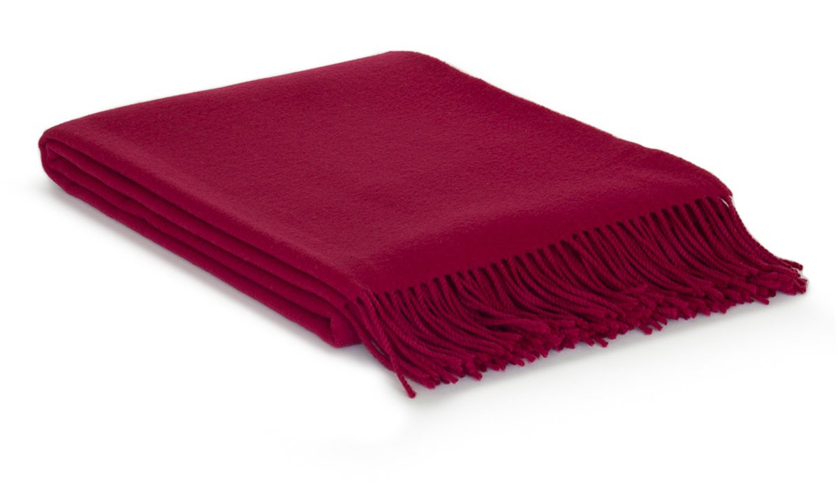 MoST Wollen plaid Rio rood 140 x 200 cm