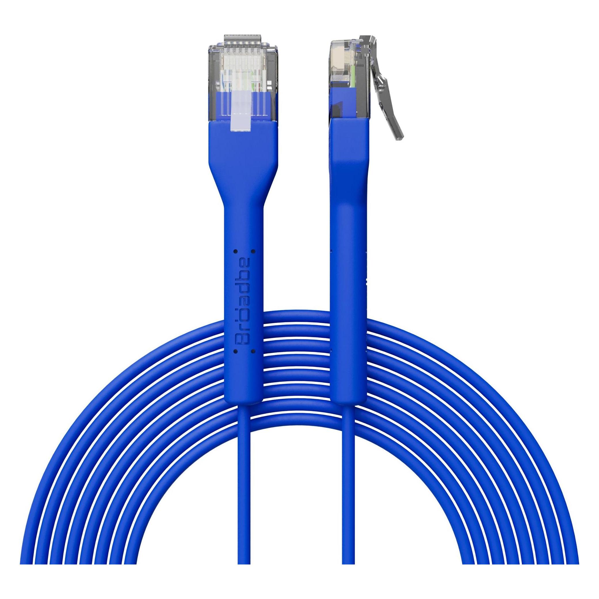 Broadbe Slim Patch Cable 5G Blue 1m Cable-Patch-Cat6-BL-1M-Slim (CAT6, 1 m) (Cable-Patch-Cat6-BL-1M-Slim)