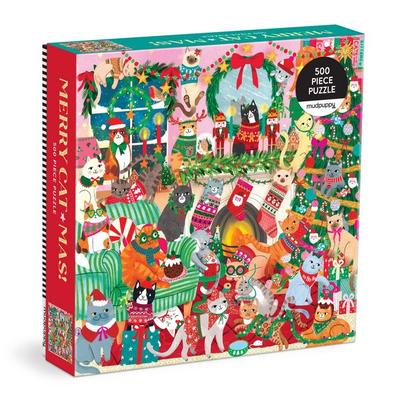 Merry Catmas! 500 Piece Family Puzzle