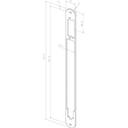 Assa Abloy effeff Distanzblech Z65-60A35----01
