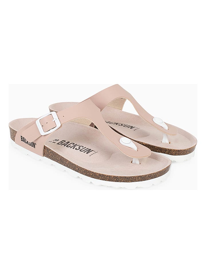 BACKSUN Zehentrenner "Singapore" in Rosa - 41