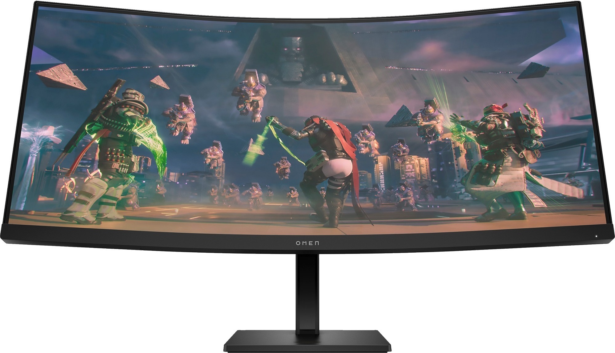 OMEN by HP OMEN by 34 Zoll WQHD 165 Hz Curved Gaming-Monitor - OMEN 34c, 86,4 cm (34"), 3440 x 1440 Pixel, Wide Quad HD, LCD, 1 ms, Schwarz