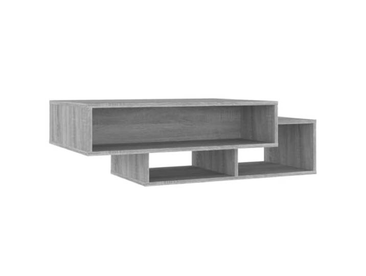 Couchtisch, grau, Sonoma, 105 x 55 x 32 cm, Verbundholz, mit Aufbewahrung