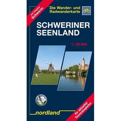 Schweriner Seenland, Karte von Peter Kast, Nordland-Kartenvlg, 978-3-928397-18-6