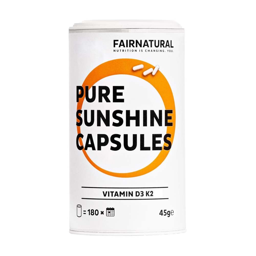 Fairnatural Vitamin D3 2500 I.e.+K2 Mk-7 all-trans 90 St Kapseln