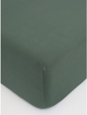 MKLuzkoviny.cz Jersey prostěradlo Classic 120 × 200 cm - olivová