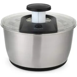 Salter BW14097 Salad Spinner 6L, Silver, Salatschleuder, Silber