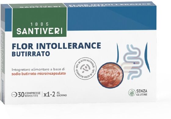 SANTIVERI Sa Flor Intolerance Butirrato Sodio Butirrato, 30 Compresse