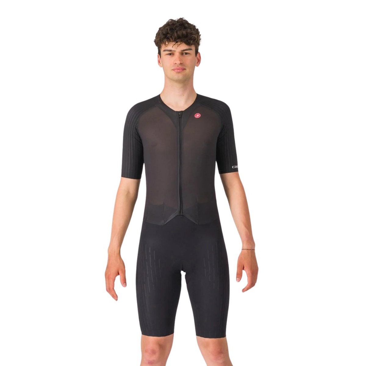 Macacão de Ciclismo Castelli Sanremo S Speed Preto, Tamanho M Homem