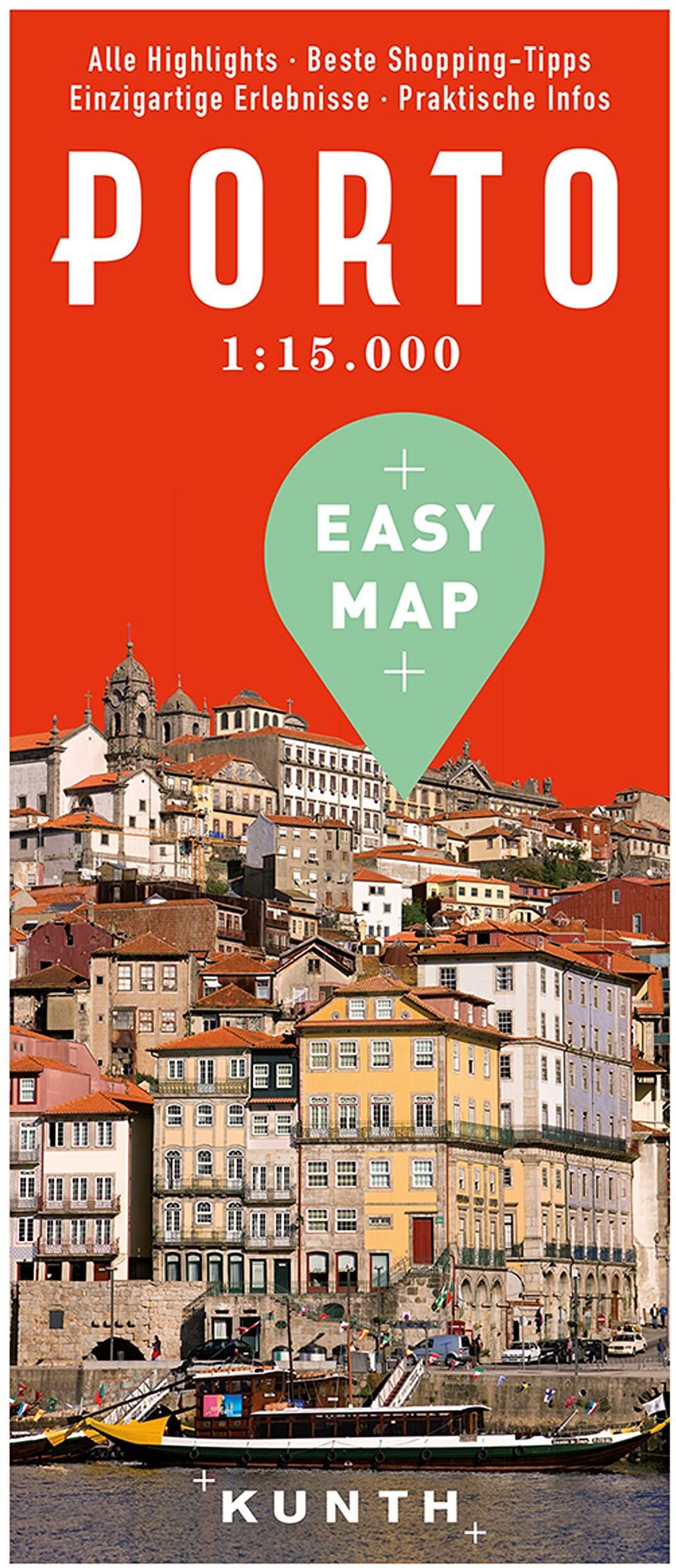 Kunth Verlag - KUNTH EASY MAP Porto 1:15.000 - Preis vom 11.10.2026 15:43:13 h
