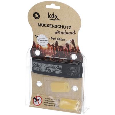 Mückenschutz Armband Blätter grau 1 St