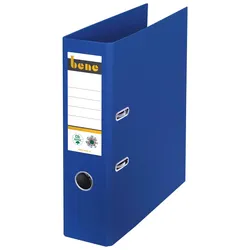 bene Ordner Rückenbreite 8 cm DIN A4 Karton blau