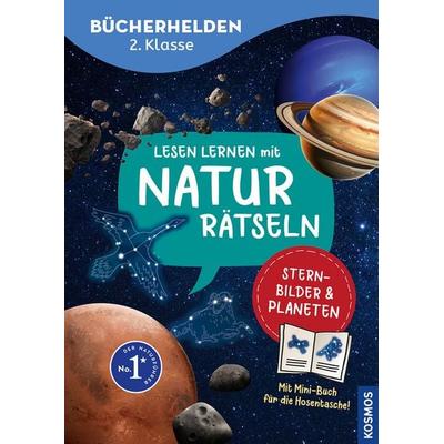 Lesen lernen mit Naturrätseln, Bücherhelden 2. Klasse, Sternbilder & Planeten, Taschenbuch von Leonie Duppke, Kosmos, 978-3-440-18216-1