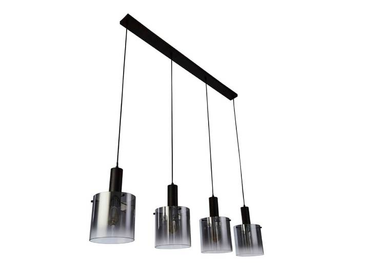 Zwarte hanglamp Sweden 4-lichts Searchlight - 88910-4BK