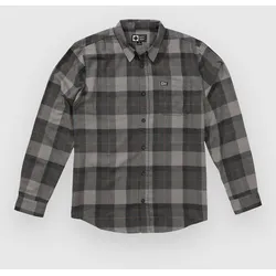 Salty Crew Early Bird Flannel Hemd charcoal Gr. XXL