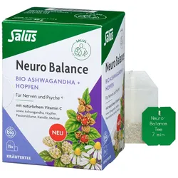 NEURO BALANCE Bio Ashwagandha+Hopfen Tee Salus 15 St