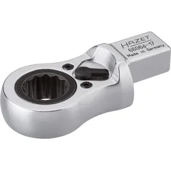 HAZET Einsteck Ratschen-Ringschlüssel - 6606D-17