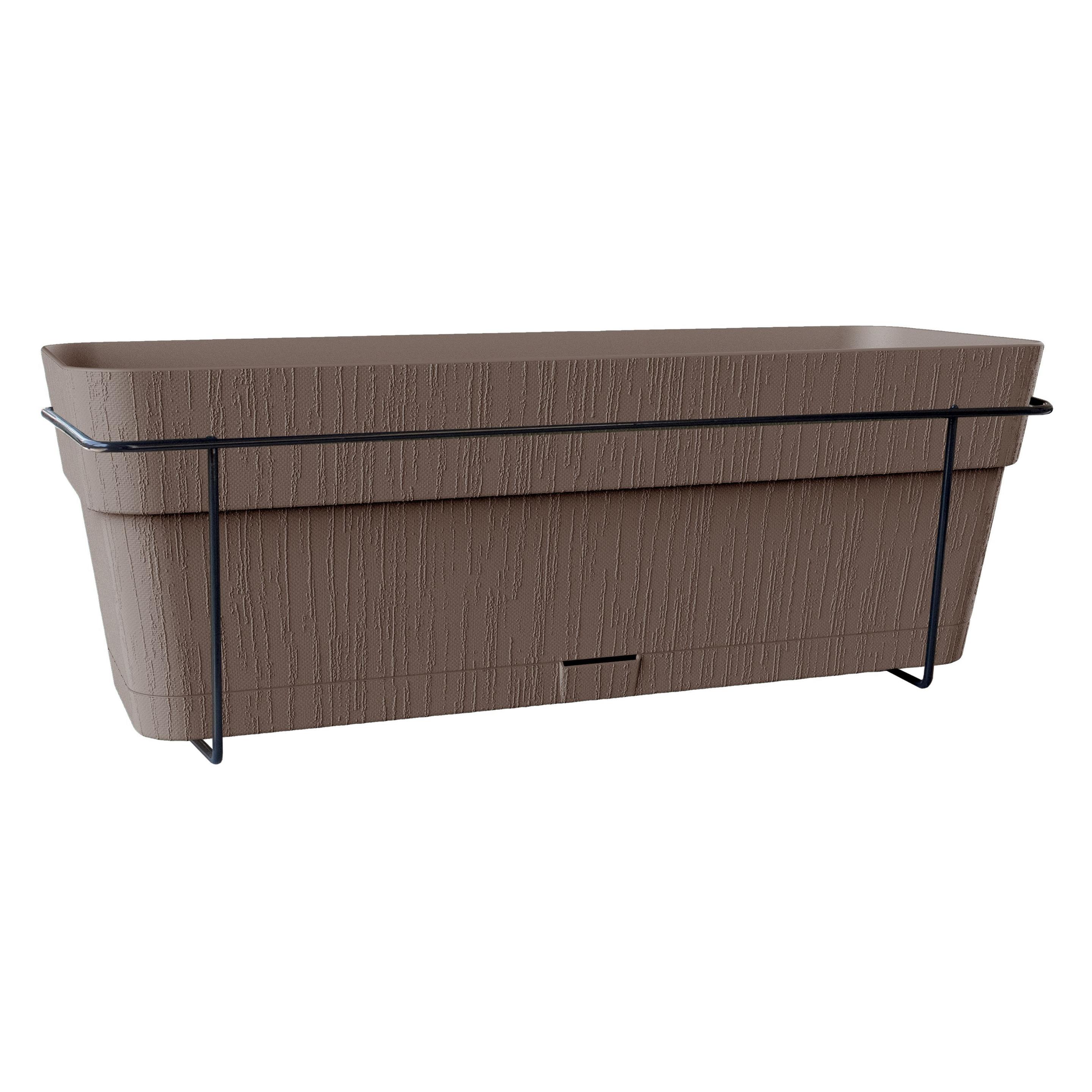 Lumarko Balcony set with automatic watering system and metal support (STEFANPLAST)
