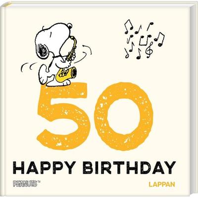 Peanuts Geschenkbuch: Happy Birthday zum 50. Geburtstag, Gebundene Ausgabe von Charles M. Schulz, Lappan, 978-3-8303-6433-7