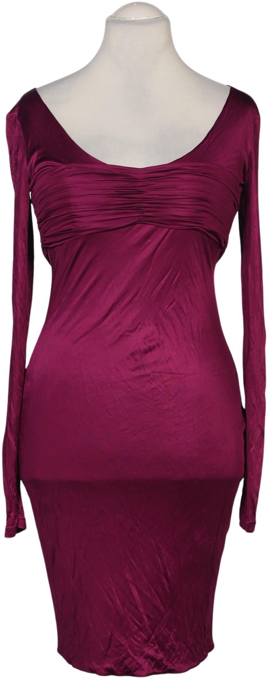 Versace Damen Kleid, Bordeaux, Gr. EU 38 (IT 44), Viskose - Second Hand