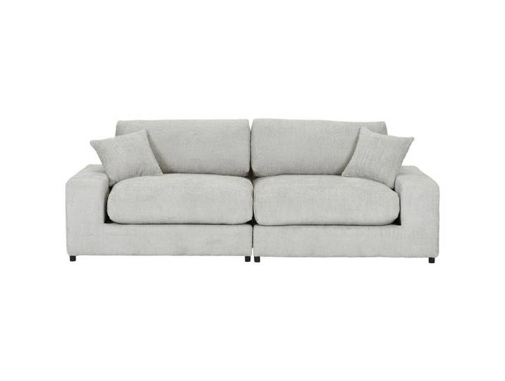 Landscape Bigsofa, Greige, Kunststoff, Füllung: Schaumstoffflocken,Schaumstoffflocken,Schaumstoffflocken, 240x76x125 cm, Stoffauswahl, Rücken echt, Wohnzimmer, Sofas & Couches, Sofas, Bigsofas
