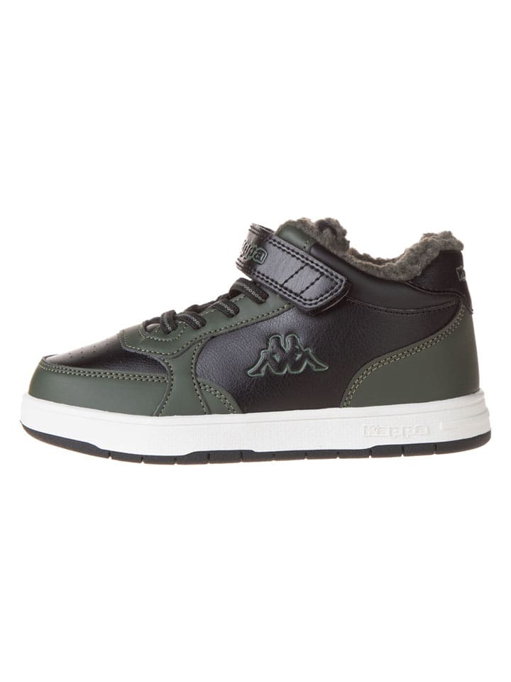 Kappa Sneakers "Kora" in Schwarz/ Khaki - 30