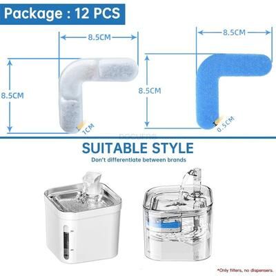 Uplifted Finds Premium Multi Stage Replacement Filters For Cat Water Fountains Professional Pet Dispenser Accessories m