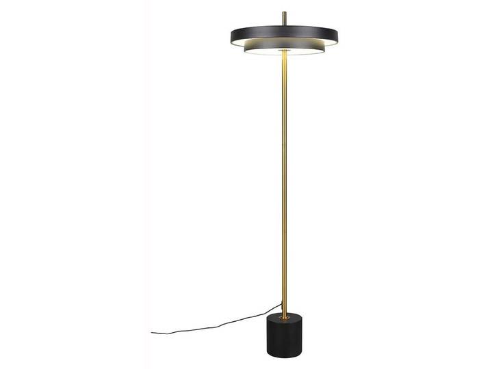 LED Stehleuchte, schwarz gold, Touchdimmer, CCT, H 138 cm