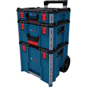 Bosch Werkzeugkoffer L-BOXX Contractor Set 3, 1600A037DY, Professional, leer, 3-teilig, Kunststoff Trolley