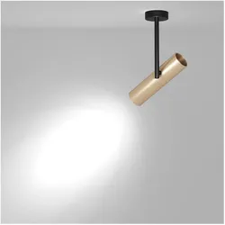 Maytoni, Deckenleuchte, Elti Deckenleuchte, Deckenlampe GU10 Schwarz (GU10)