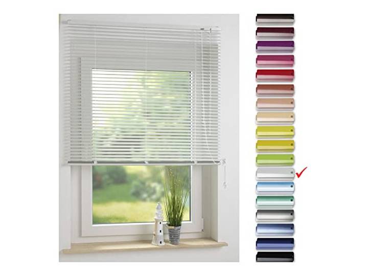 Liedeco Aluminium-Jalousie weiß 200cm x 160cm
