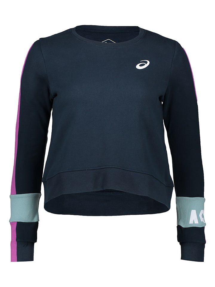 asics Sweatshirt in Dunkelblau - S