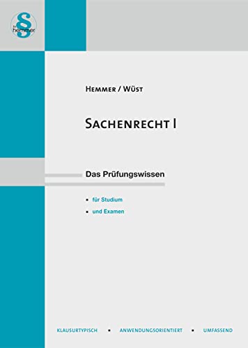 Karl-Edmund Hemmer - Sachenrecht I (Skripten - Zivilrecht) - Preis vom 09.10.2026 07:28:09 h