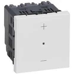 Legrand 078408A MOSAIC 3-Leiter Universal-Tastdimmer, 150W LED, Farbe: Ultraweiß