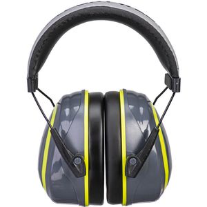 Portwest Kapselgehörschutz HV Extreme, PW73, für Erwachsene, grau, SNR 28 dB