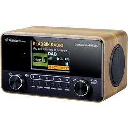Albrecht DR 865 Tischradio DAB+, UKW AUX Barrierefrei, Inkl. Fernbedienung, Tastensperre, Weckfunktion Holz (dunkel) 27865