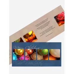 Weihnachtsgrußkarten geschäftlich selbst gestalten mit Spruch und Fotos im Onlinedesigner bei Meine-Kartenmanufaktur.de