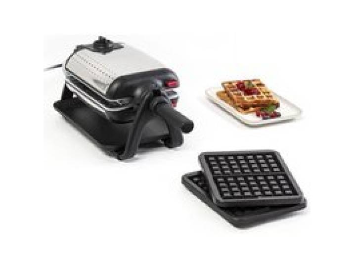 TEFAL Appareil à gaufre semi pro 1200 W Thermostat réglable Voyant lumineux Poignée rotative rabattable King Size WM756D12