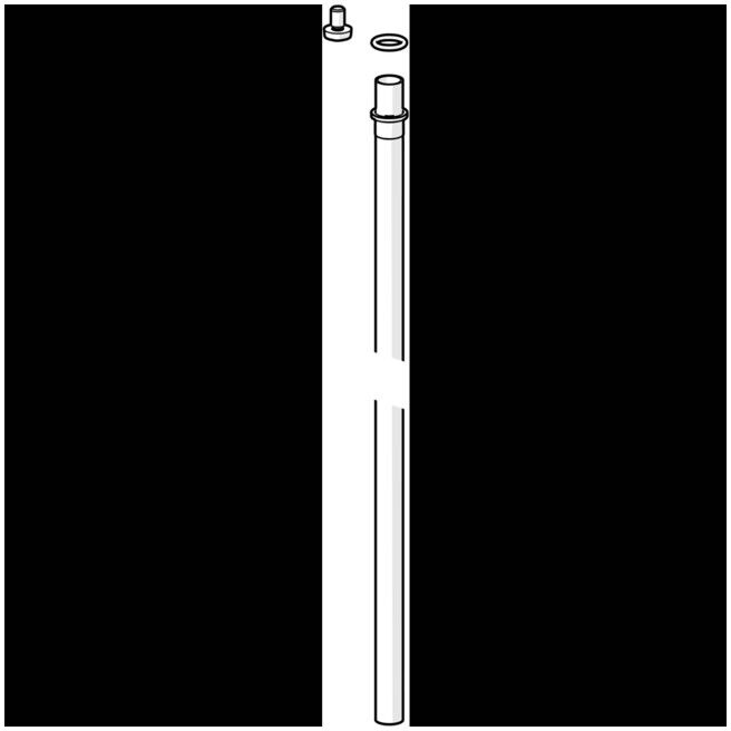 Hansa HA Tube de raccordement d:10 mm, 350 mm 59911423 (59911423)