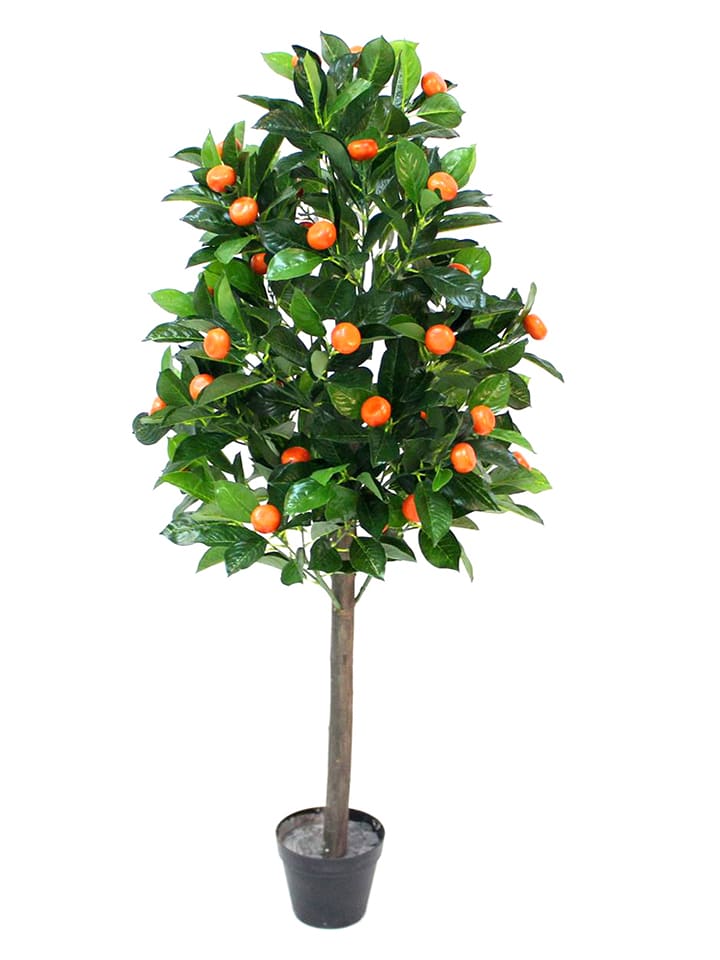 Garden Spirit Kunstpflanze in Grün/ Orange - (H)120 cm - onesize