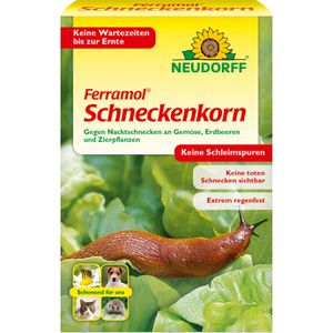 Neudorff Schneckenkorn Ferramol, extrem regenfest, Streugranulat mit Eisen-III-Phosphat, 200 g für 40 m²