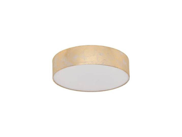 Eglo Deckenleuchte, Goldfarben, Champagner, Metall, Textil, rund, 38x11x38 cm, Lampen & Leuchten, Innenbeleuchtung, Deckenlampe, Deckenlampen