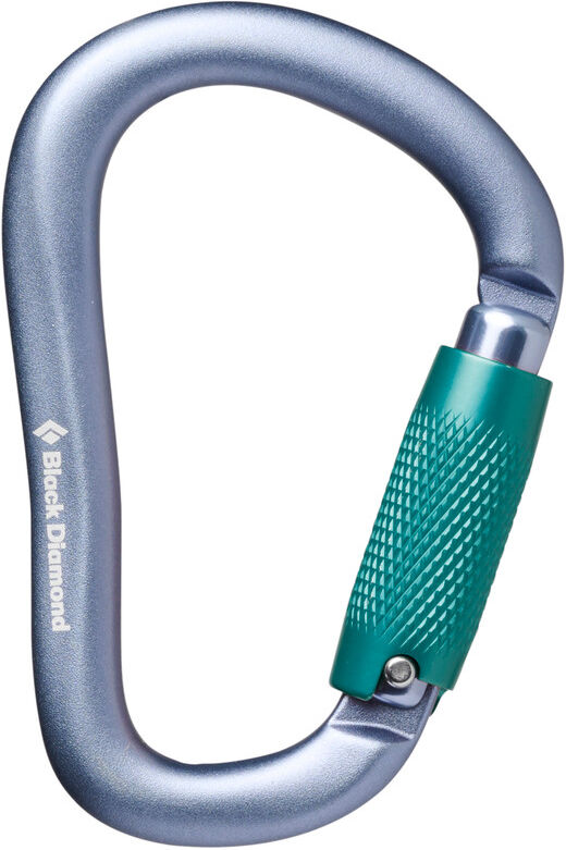 Black Diamond Rocklock Triple Lock Carabiner Gray One Size