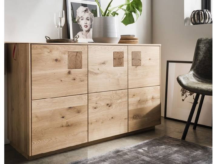 Sideboard 139x80cm 'Monza' Wildeiche geölt