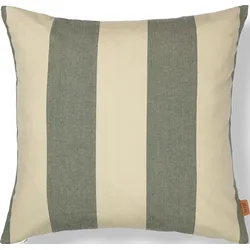 Strand Kissenbezug 50 x 50 cm grün-beige