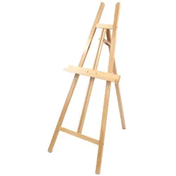 Kangaro, Staffelei, ezel - driepoot - voor doeken van 4,9 cm dik - beukenhout - 61x151x90cm - K-830005