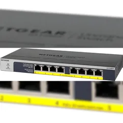 NETGEAR Switch Desktop 8-port 10/100/1000 GS108PP-100EUS