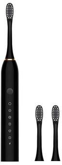 Youfap Market Sonic Electric Toothbrush For Adults, High Frequency Cleaning, USB Rechargeable, Waterproof black