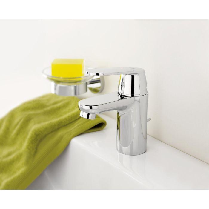 Grohe Eurosmart Waschtischarmatur 32825000 Cosmopolitan, chrom, mit Ablaufgarnitur